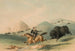 Jagd auf Bisons in Verfolgung - George Catlin — Ansicht des Kunstwerks