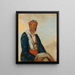 Cl-Lee, Anführer der Bande - George Catlin — gerahmtes Bild an der Wand
