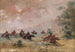 Partie de guerre comanche montée sur des chevaux sauvages - George Catlin — Ansicht des Kunstwerks