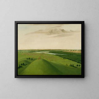 George Catlin - Fort Union Mouth of the Yellowstone River 2000 Miles above St Louis.webp