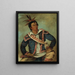 Tartaruga serpentina H-Tchoo-Tc-Knee, una meticcia - George Catlin — quadro incorniciato alla parete