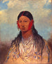 Aigle de guerre femelle Koonzayame - George Catlin — Ansicht des Kunstwerks