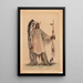 Mah-To-Toh-Pa, the Mandan chief - George Catlin — framed artwork on a wall
