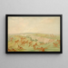 I Mandan che attaccano un gruppo di Arikara - George Catlin — quadro incorniciato alla parete
