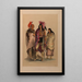 Portefeuille des Indiens d'Amérique du Nord - George Catlin — quadro incorniciato alla parete