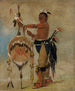 Pash-ee-pa-h Petit Chef Poignardant un Vénérable Chef Sauk - George Catlin — Ansicht des Kunstwerks