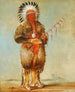 Rw-No-Way-Wh-Krah Loose Pipestem un Brave - George Catlin — vista dell’opera