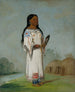 Seet-S-Be-A Mittagssonne eine hübsche Mädchen - George Catlin — Ansicht des Kunstwerks