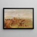 Auto-Tortur bei einer religiösen Zeremonie der Sioux - George Catlin — gerahmtes Bild an der Wand