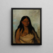Sh-De-Ah Wild Sage, una donna di Wichita - George Catlin — quadro incorniciato alla parete