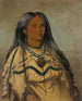 Sha-K-Ka Mint eine hübsche Mädchen - George Catlin — Ansicht des Kunstwerks