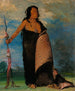 Shoo-De-G-Cha Der Anführer des Rauchfahnen-Stammes - George Catlin — Ansicht des Kunstwerks