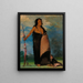 Shoo-De-G-Cha Der Anführer des Rauchfahnen-Stammes - George Catlin — gerahmtes Bild an der Wand