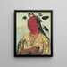Stnaupat Main Sanglante Chef de la Tribu - George Catlin — quadro incorniciato alla parete