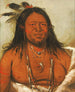Ta-Wh-Que-Nah Berg der Felsen Zweiter Häuptling des Stammes - George Catlin — Ansicht des Kunstwerks
