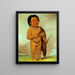 Tcha-As-Ka-Ding Petit-fils de Buffalo Bulls Back Fat - George Catlin — gerahmtes Bild an der Wand