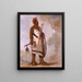 Tchong-Tas-Sb-Bee Chien Noir Deuxième Chef - George Catlin — quadro incorniciato alla parete