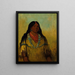 Tchow-Ee-Pt-O-Kaw una donna - George Catlin — quadro incorniciato alla parete