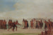 TchungKee, un gioco mandan giocato con un anello e un bastone - George Catlin — vista dell’opera