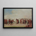 TchungKee, un gioco mandan giocato con un anello e un bastone - George Catlin — quadro incorniciato alla parete
