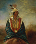Tel-Maz-H-Za, un guerriero di distinzione - George Catlin — vista dell’opera