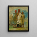 Tre Indiani Volpi - George Catlin — quadro incorniciato alla parete
