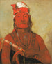 TohKéTo Pierre con corna un capo - George Catlin — vista dell’opera