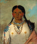 TsSeWoNaTs Celle qui se lave les genoux, épouse du chef - George Catlin — Ansicht des Kunstwerks