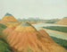 Ansicht im großen Bogen des Ober-Missouri - George Catlin — Ansicht des Kunstwerks