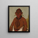 WaSwMeSaw Roaring Thunder, il figlio più giovane di Black Hawk - George Catlin — quadro incorniciato alla parete