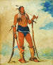 WahCheeHhsKa L'uomo che mette tutto all'esterno - George Catlin — vista dell’opera