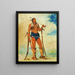 WahCheeHhsKa L'uomo che mette tutto all'esterno - George Catlin — quadro incorniciato alla parete
