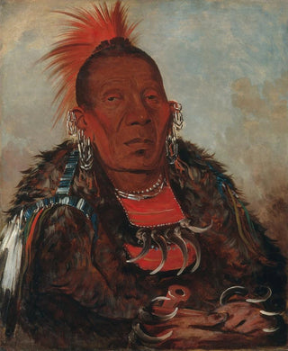 George Catlin - WahRoNeSah The Surrounder Chief of The Tribe.webp