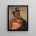WeeTRaShRo Chef de la tribu - George Catlin — quadro incorniciato alla parete