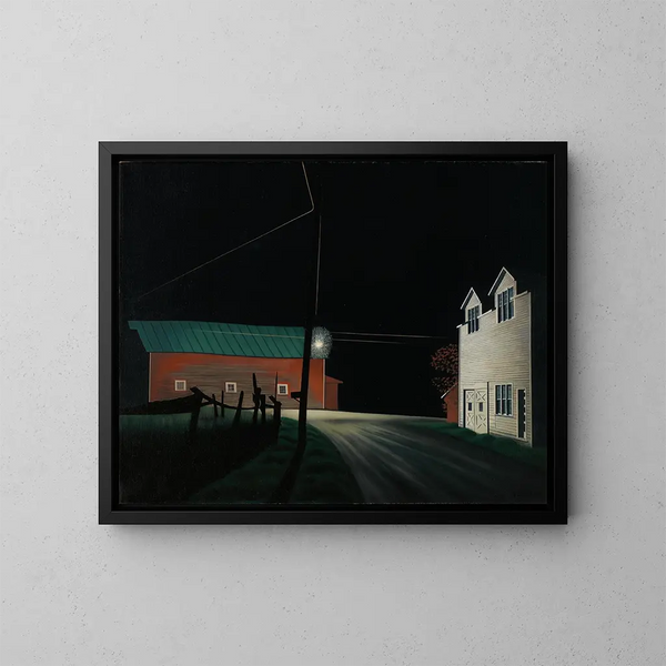Lebendiges Licht an den Ecken von Russell - George Copeland Ault — gerahmtes Bild an der Wand