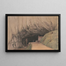 Entrance of Peak Cave or Devil's Hole, Castleton - George Cumberland — framed artwork on a wall