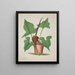 Mon Jardin à Ceylan Pl033 - George De Alwis — quadro incorniciato alla parete