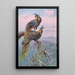 Peacock Green - George Edward Lodge — framed artwork on a wall