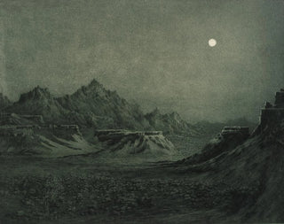 Notte in Arizona - George Elbert Burr — vista dell’opera