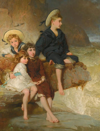 George Elgar Hicks - The Children Of Sir H Hussey Vivian.webp