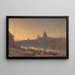 Saint Paul depuis Southwark al tramonto - George Fennell Robson — quadro incorniciato alla parete