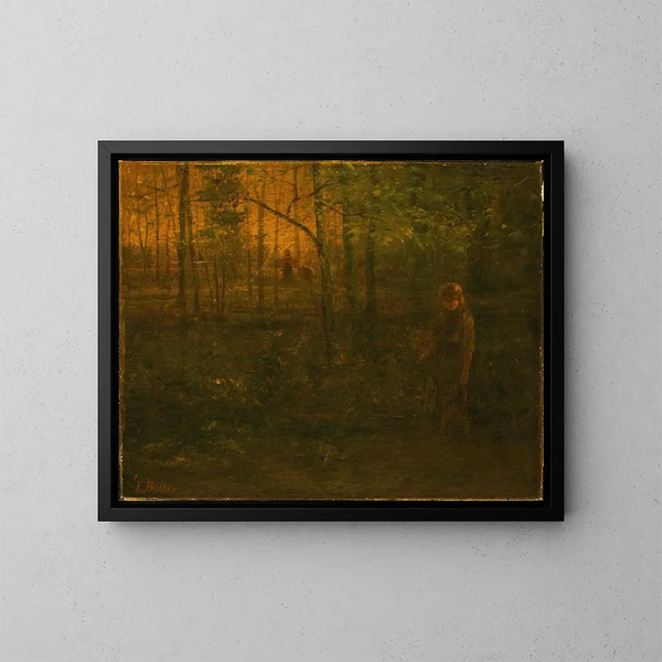 Dämmerung - George Fuller — gerahmtes Bild an der Wand