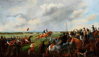 George Hamilton - The First Steeplechase In South Australia 25 September 1846.webp