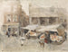 Markt mit Blumenständen - George Hendrik Breitner — Ansicht des Kunstwerks