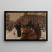 Il ponte Singel alla Paleisstraat ad Amsterdam - George Hendrik Breitner — quadro incorniciato alla parete