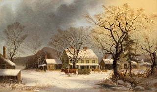 George Henry Durrie - Miles to Salem.webp