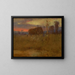 Lichter des Abends auf der Wiese - George Inness — gerahmtes Bild an der Wand