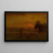 Lueur du soir - George Inness — gerahmtes Bild an der Wand