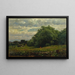 Erntezeit - George Inness — gerahmtes Bild an der Wand