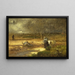 Vers la maison - George Inness — gerahmtes Bild an der Wand